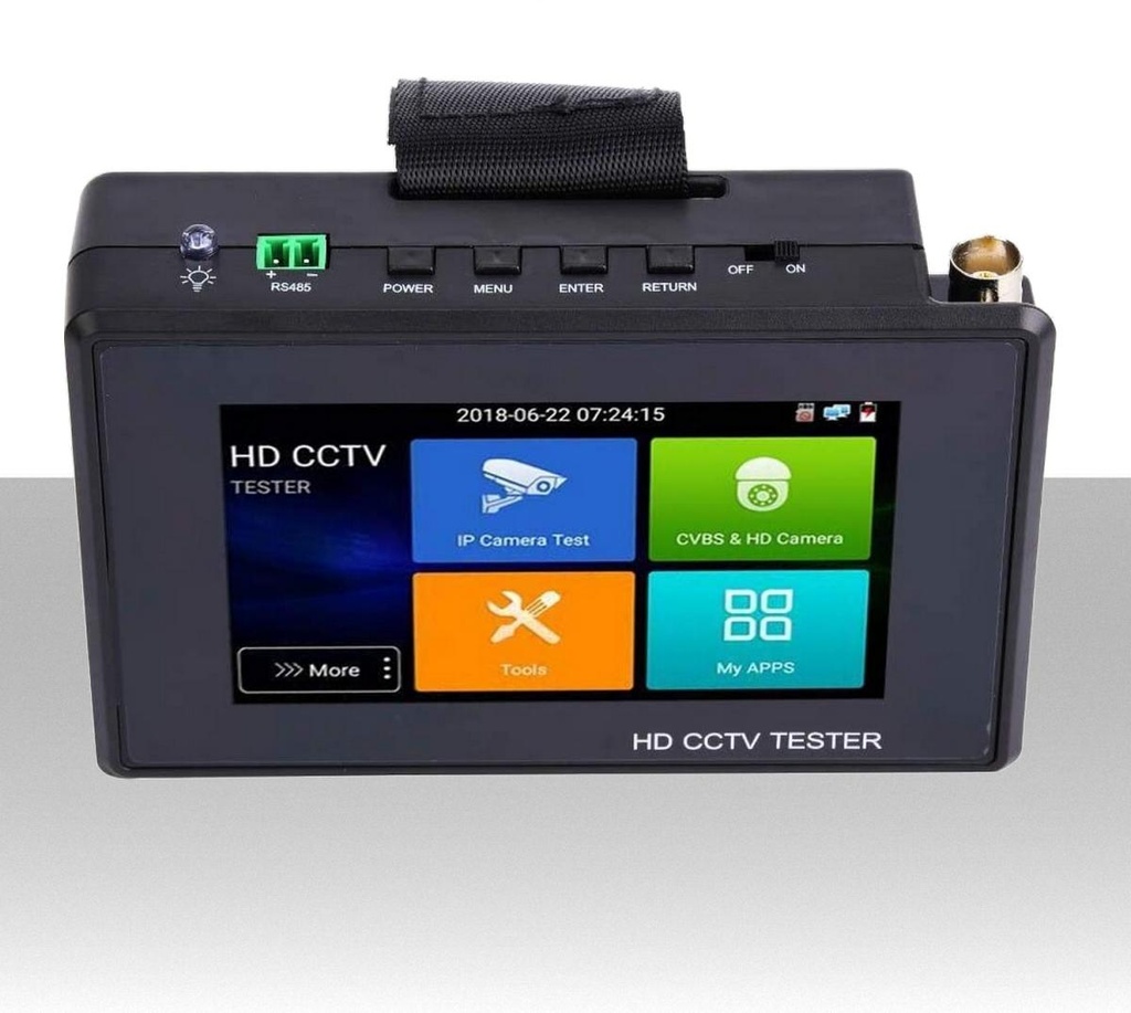 Tester TVCC da polso per telecamere IP-WI-FI -AHD-ONVIF-PTZ-POE