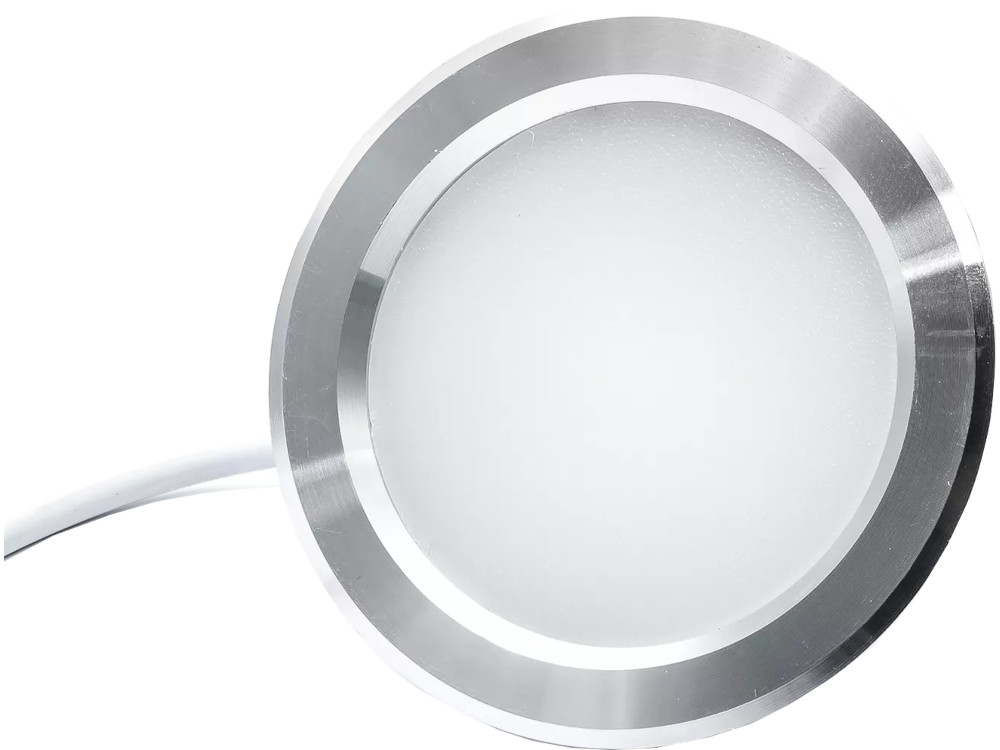 Faretto a led incasso slim 5 watt 3000k per mobili mensole e sotto cappa cucina. Foro Diam. 60mm