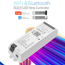 Controller TUYA WiFi & Bluetooth a 5 canali per strisce LED 12/24V MAX 15A