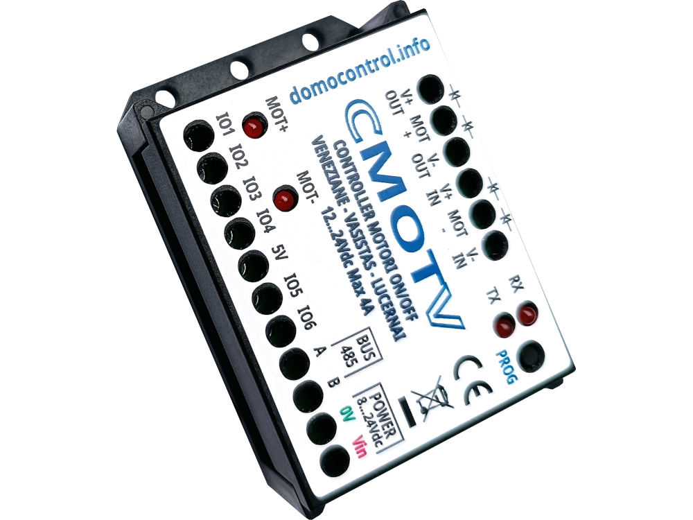 Centralina controllo MOTORI 24Vdc 4A max per Veneziane - Vasistas e Lucernai