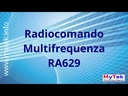 Radiocomando universale cancello multifrequenza 286 a 868 MHZ Giallo RA629 - Video dimostrativo