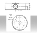 Scatola di giunzione impermeabile in alluminio per telecamera Dome