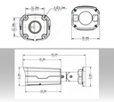 Telecamera IP ottica Motorizzata 2.8- 12mm  bullet 2 megapixel da esterno PoE Uniarch