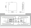 NVR Videosorveglianza POE 4 Canali 8MP supporto ONVIF IP