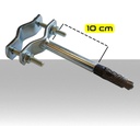 Zanca Espansione serie pesante 10 cm per pali antenna da 30 a 60 mm di diametro