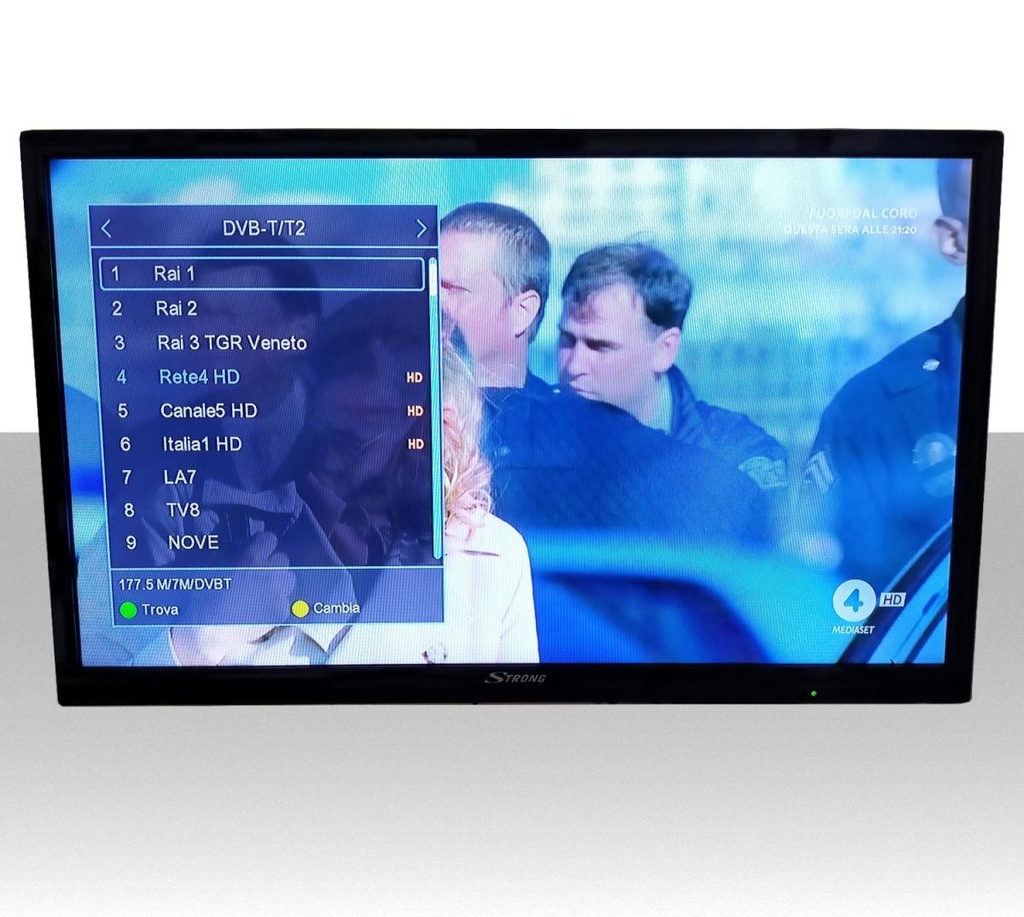 Decoder TV dvb t2  Full HD GOSAT GS240T2 con funzione mediaplayer e telecomando universale 2 in 1 risoluzione video Full HD
