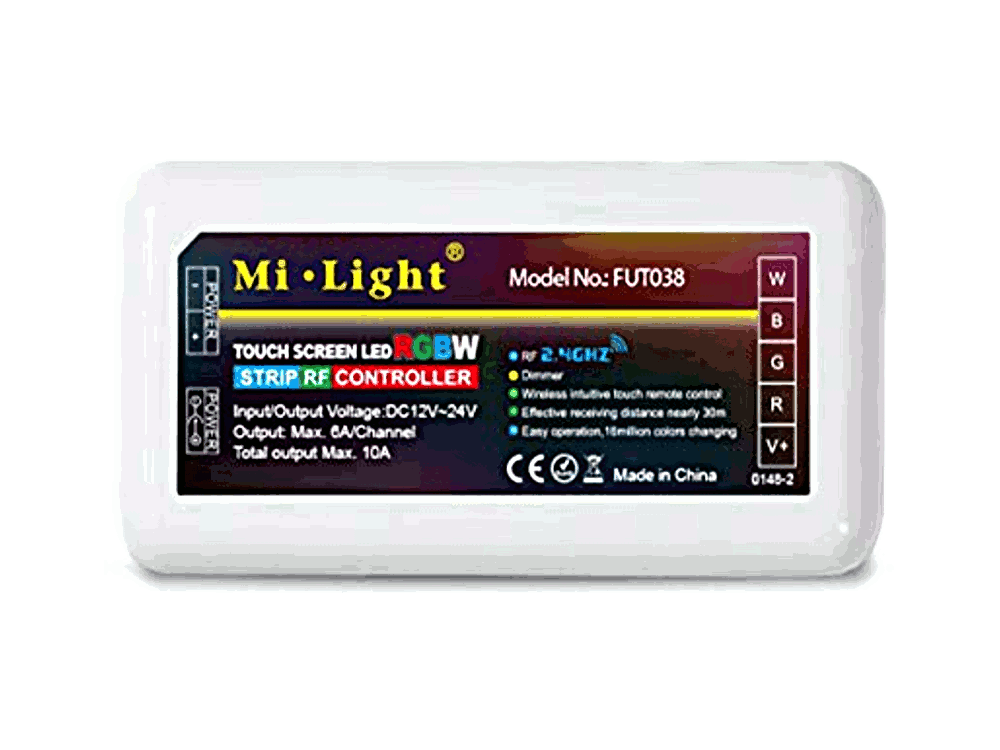 Controller Mi-Light per strisce LED RGBW 12V / 24V - MAX 10A