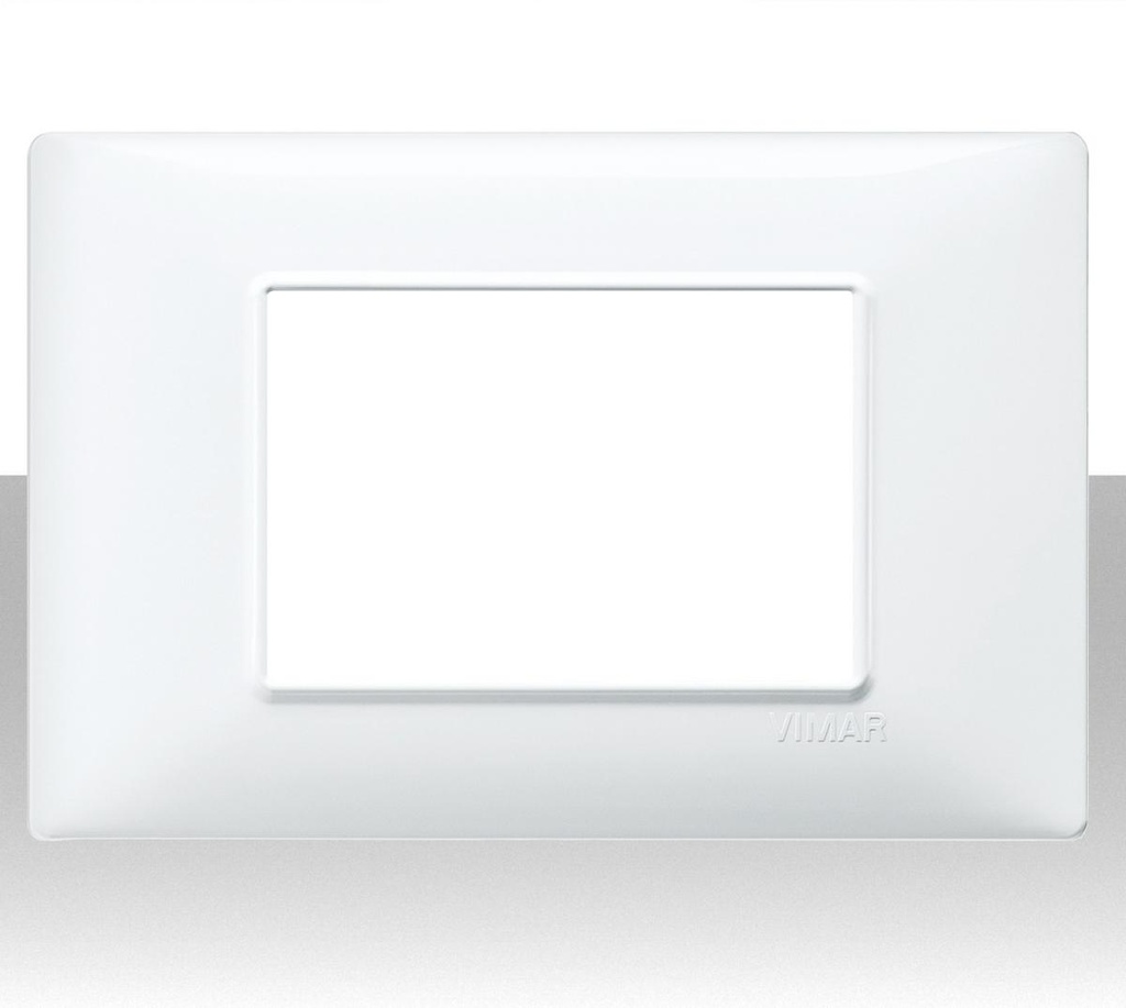 Placca 3 moduli vimar bianco Plana 14653.01