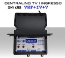 Centralino antenna TV da interno 1 ingresso BIII-VI-V 34dB serie Elar CM3431