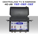 Centralino antenna TV da interno 3 ingressi BIII-UHF-UHF 40dB serie Elar CM423