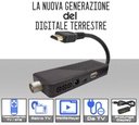 Decoder TV retro tv Jolly line completo di telecomando 2 in 1 Funzione Blocco menu e copia lista canali da USB  risoluzione video Full HD