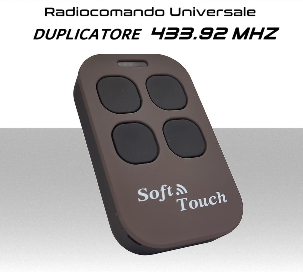 Radiocomando universale per automazioni duplicatore frequenza 433 MHZ brown