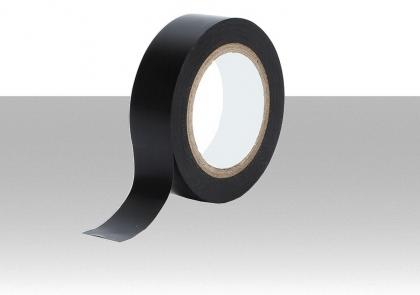 Nastro isolante adesivo in PVC nero per elettricista in rotolo larghezza 15 mm