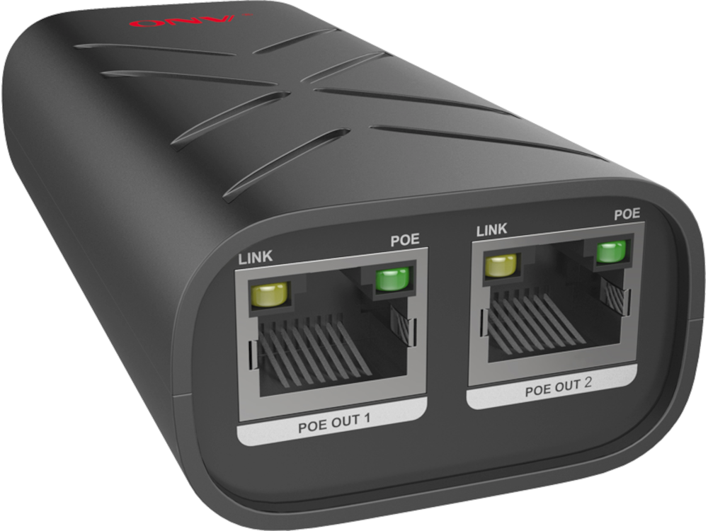 Switch 3 porte GIGABIT di cui 2 POE - ONV