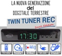 Ricevitore Decoder TV DVB-T2 Full HD Digiquest Twin tuner REC con funzione mediaplayer e telecomando universale 2 in 1 - Alta risoluzione video Full HD  1080P