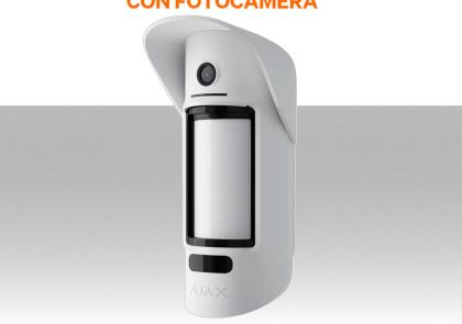 Rilevatore di movimento esterno wireless con fotocamera Ajax MotionCam