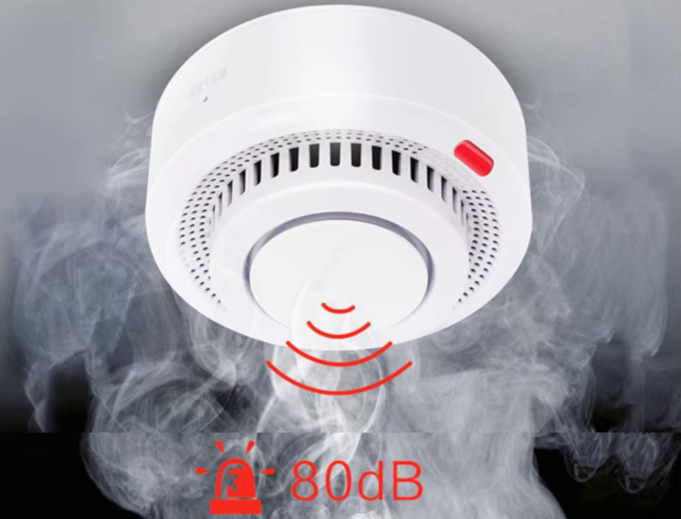 TUYA - Sensore Antincendio rilavatore di GAS con Sirena integrata WiFi - Alimentazione 5V / 2xAA