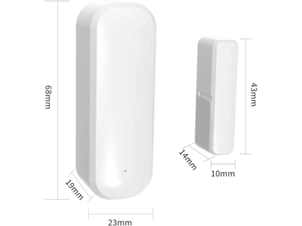 TUYA - Sensore magnetico Apertura Porta WiFi - Batterie 2xAA