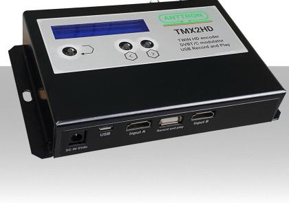 Modulatore HDMI TWIN con USB rec-player Anttron TMX2HD