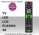 Telecomando TV Panasonic universale pronto all'uso con funzioni per TV Smart