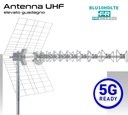 Antenna UHF Fracarro BLU10HD direttiva ad alto guadagno con connettore F filtro LTE 5G LTE