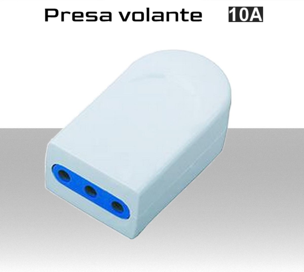 Presa volante bianca standard italiana 10A 