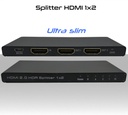Splitter hdmi 4K 1x2 Ultra HD 1 ingresso 2 uscite audio video alta risoluzione   