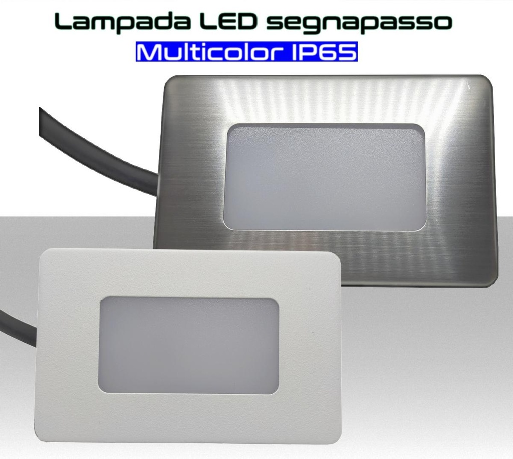 Faretto segnapasso per esterno a LED luce regolabile Calda,Naturale,Fredda IP65