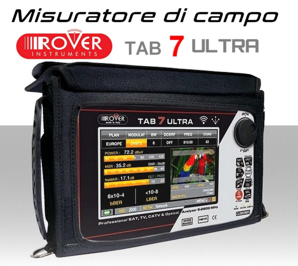 Misuratore di campo Rover TAB 7 ULTRA analizzatore di spettro professionale combinato con touch screen