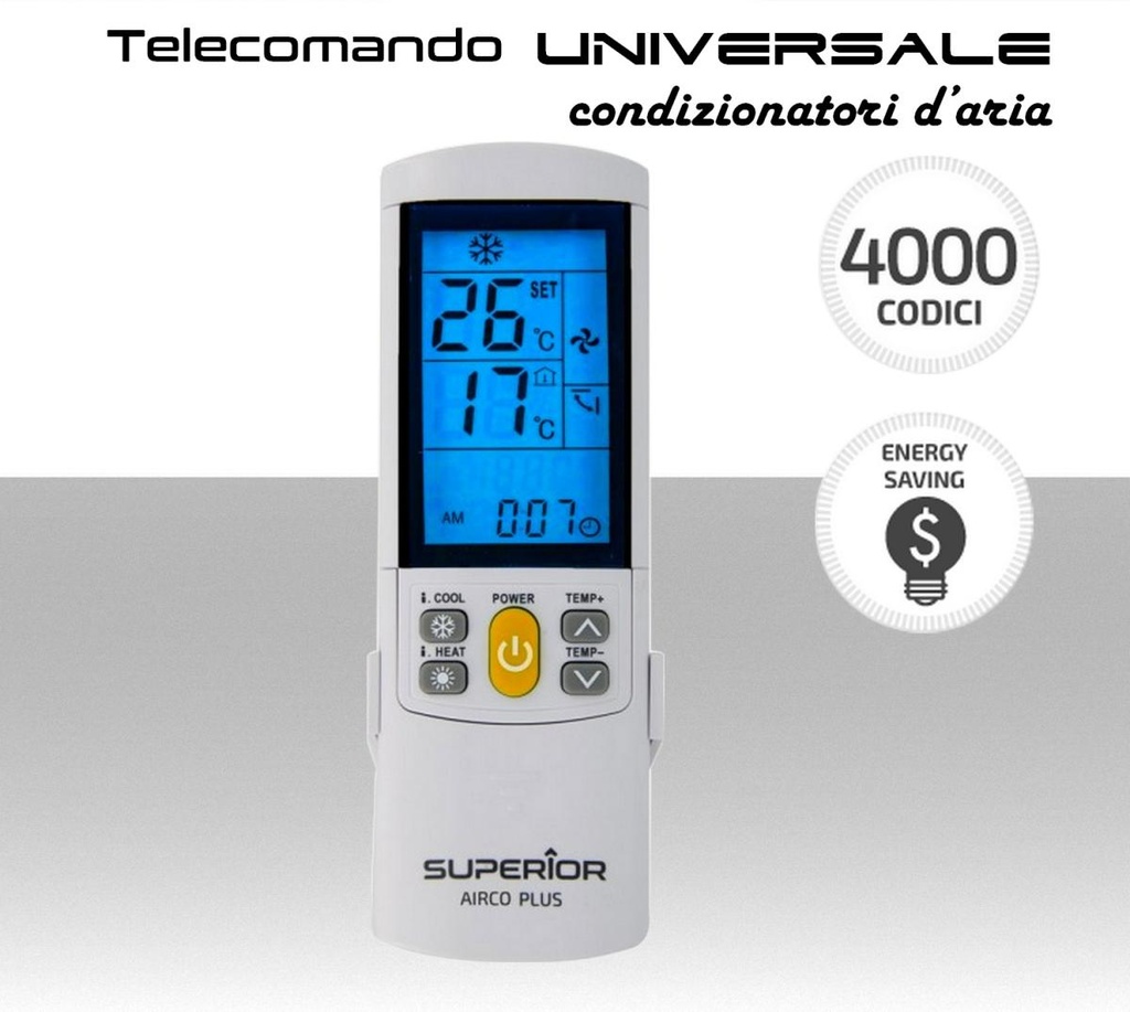 Telecomando per Climatizzatore universale programmabile