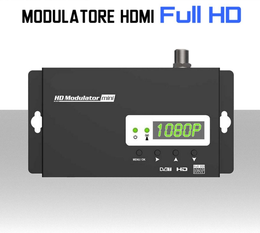 Modulatore HDMI digitale RF 1080p FULL HD in DVB-T MPEG-4