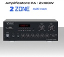 Amplificatore audio 200W bluetooth radio mp3 sistema audio 2 zone (4ohm,8ohm)