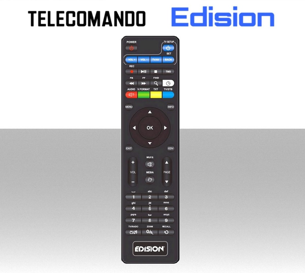 Telecomando per decoder Edision originale