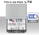 Filtro 4G+5G da palo blocca interferenze schermato alte prestazioni per ricezione TV