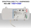 Centralino antenna TV da interno 1 ingresso BIII / 21:48 40dB 2 Regolazioni - Offel 26-779