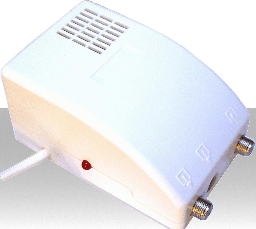Amplificatore di linea autoalimentato 1 ing III+21:48 13dB 2R 105/110dBuV - Filtro LTE 4G+5G