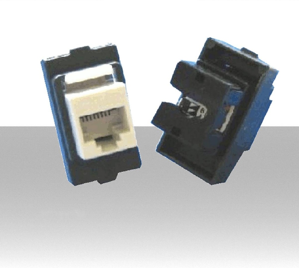 Presa RJ45 classe C6 bianca