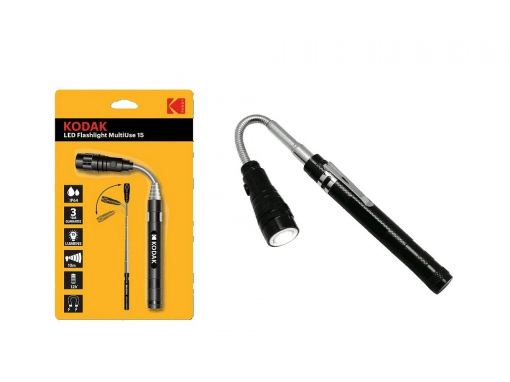 Torcia LED multiuso 15LM KODAK con magnete