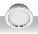 Faretto a led incasso slim 3 watt 3000K per mobili mensole, sotto cappa cucina e mobiletti bagno. Foro Diametro 60mm