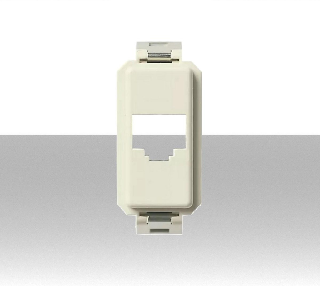 Mascherina RJ11 - RJ45 compatibile Vimar 8000