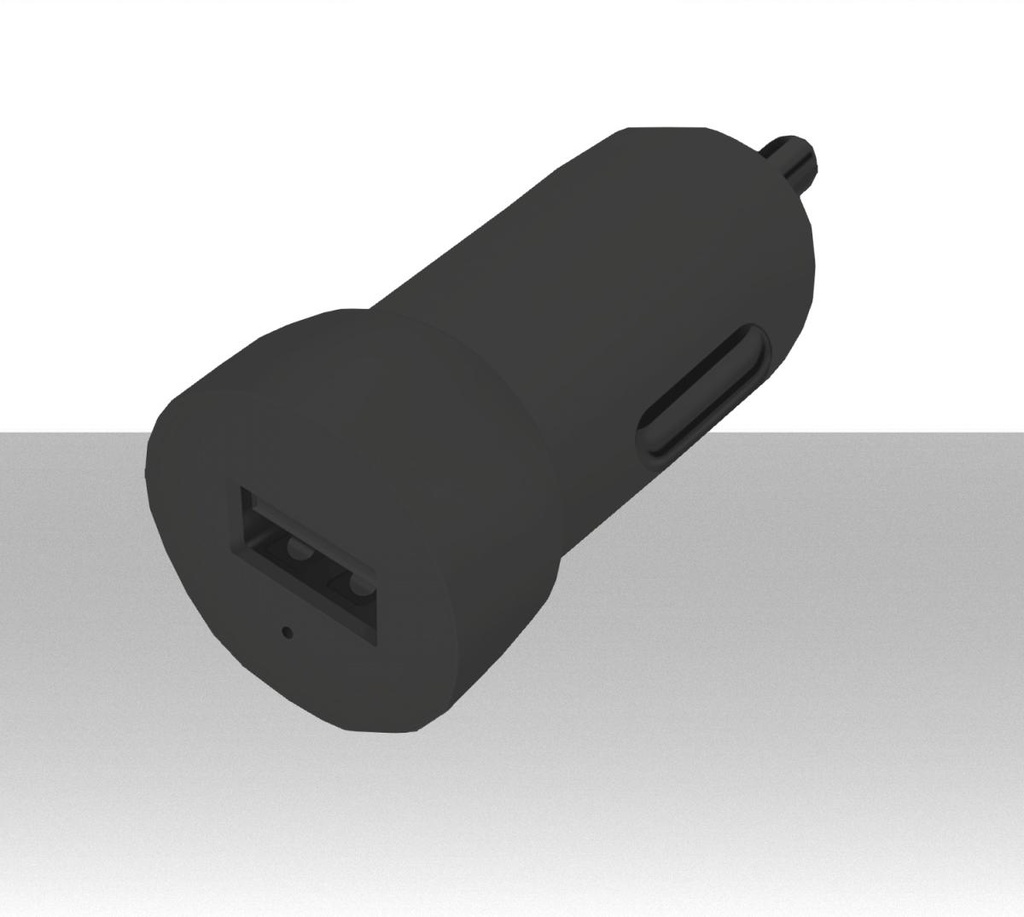 Caricabatterie Auto ad Alta Corrente 2A - USB 5V - Nero