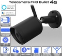 Telecamera bullet WI-FI nera da esterno con audio e microfono