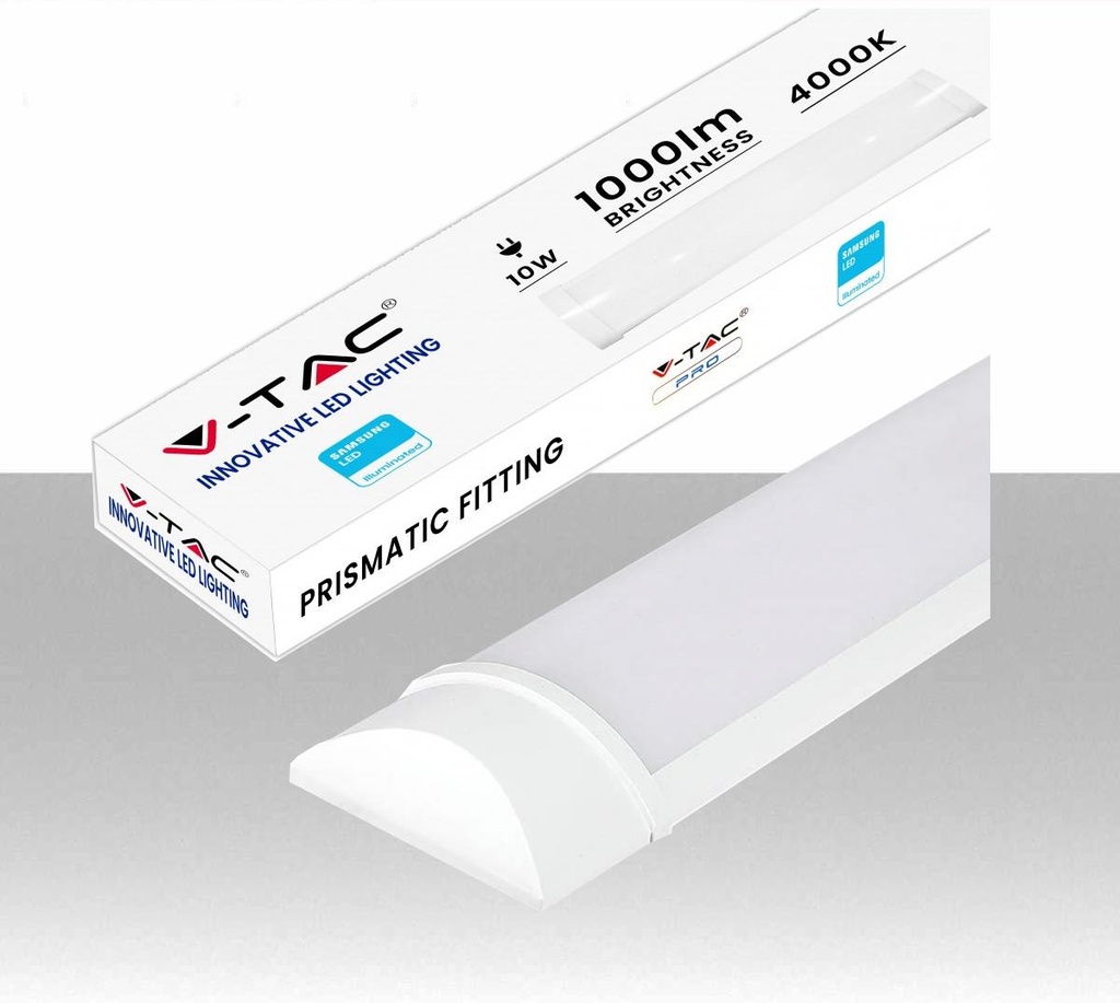 Plafoniera LED Chip Samsung Prismatica 10W 120LM/W 30cm 4000K IP20