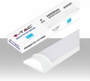 Plafoniera lineare piatta 30cm 4000K a LED con Chip Samsung Prismatica con potenza di 10W e luminosità di 1000lm - Grado di protezione IP20