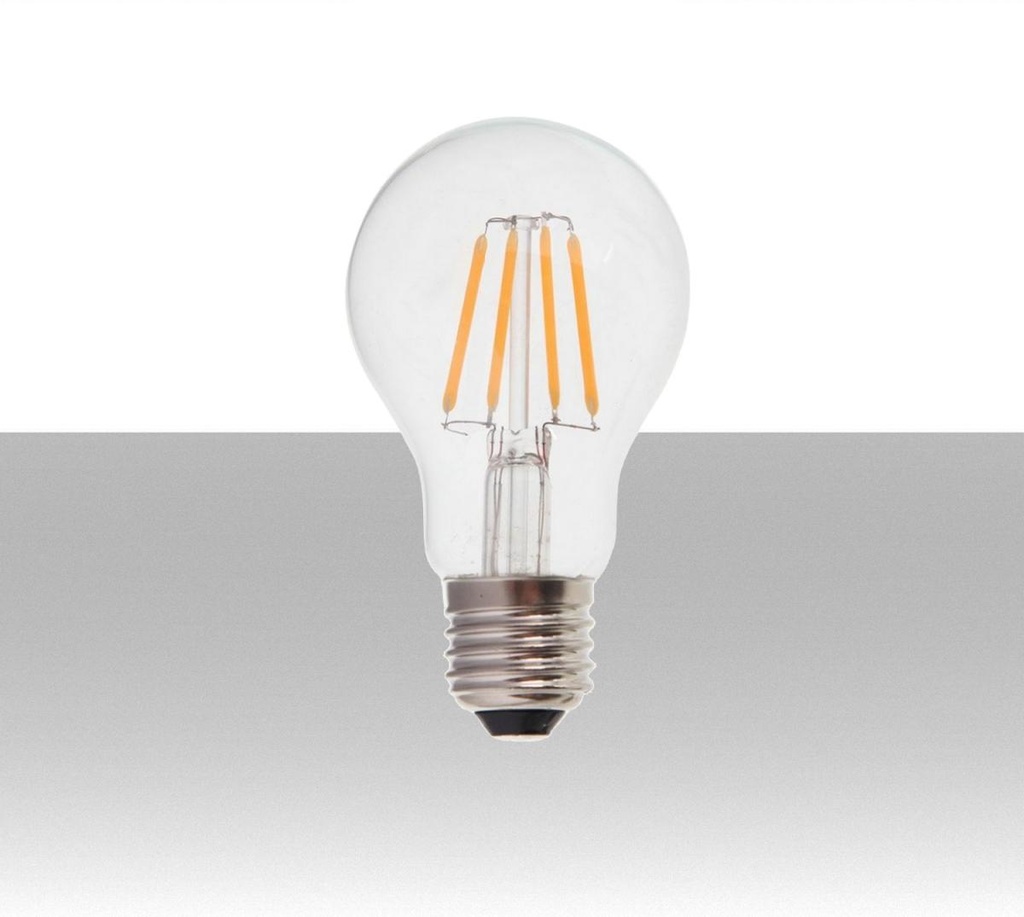 Lampadina LED E27 4W 100LM/W A60 Filamento 2700K