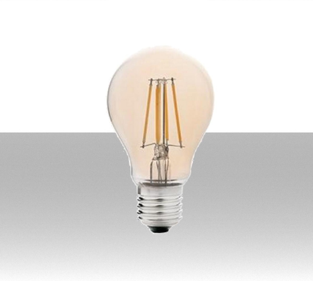 Lampadina LED E14 4W P45 Filamento Ambrato 2200K