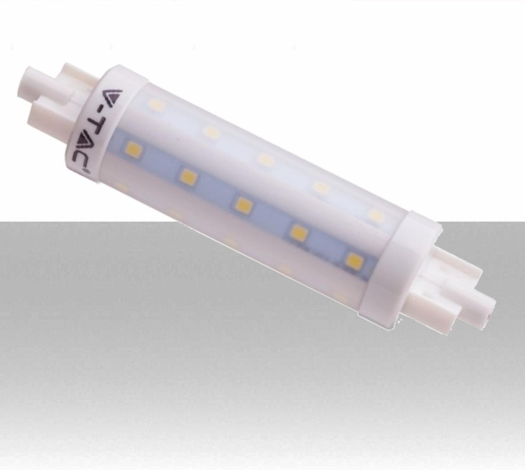 Lampadina LED R7S 7W 4000K 25x118mm 118mm 470 lumen