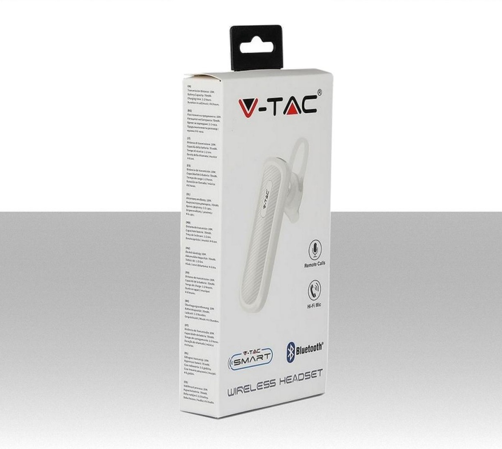 Auricolare Bluetooth 70mAh Colore Bianco