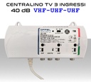 Centralino antenna TV da interno 3 ingressi BIII-UHF-UHF 40dB serie Offel 26-790