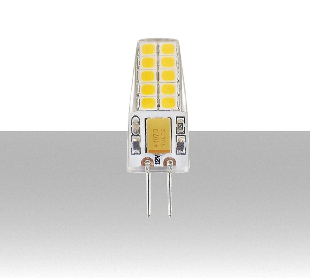 Lampadina LED G4 2,5W 12V luce calda 3000K A+ 220 lumen